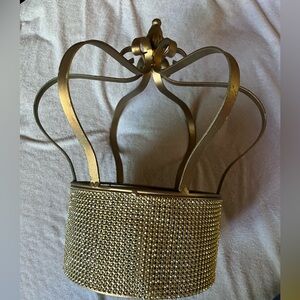 Gold Crown Shaped Decorative Piece